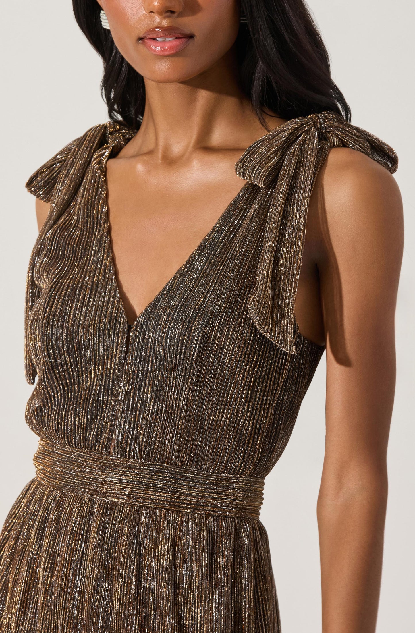 Desma Metallic Dress