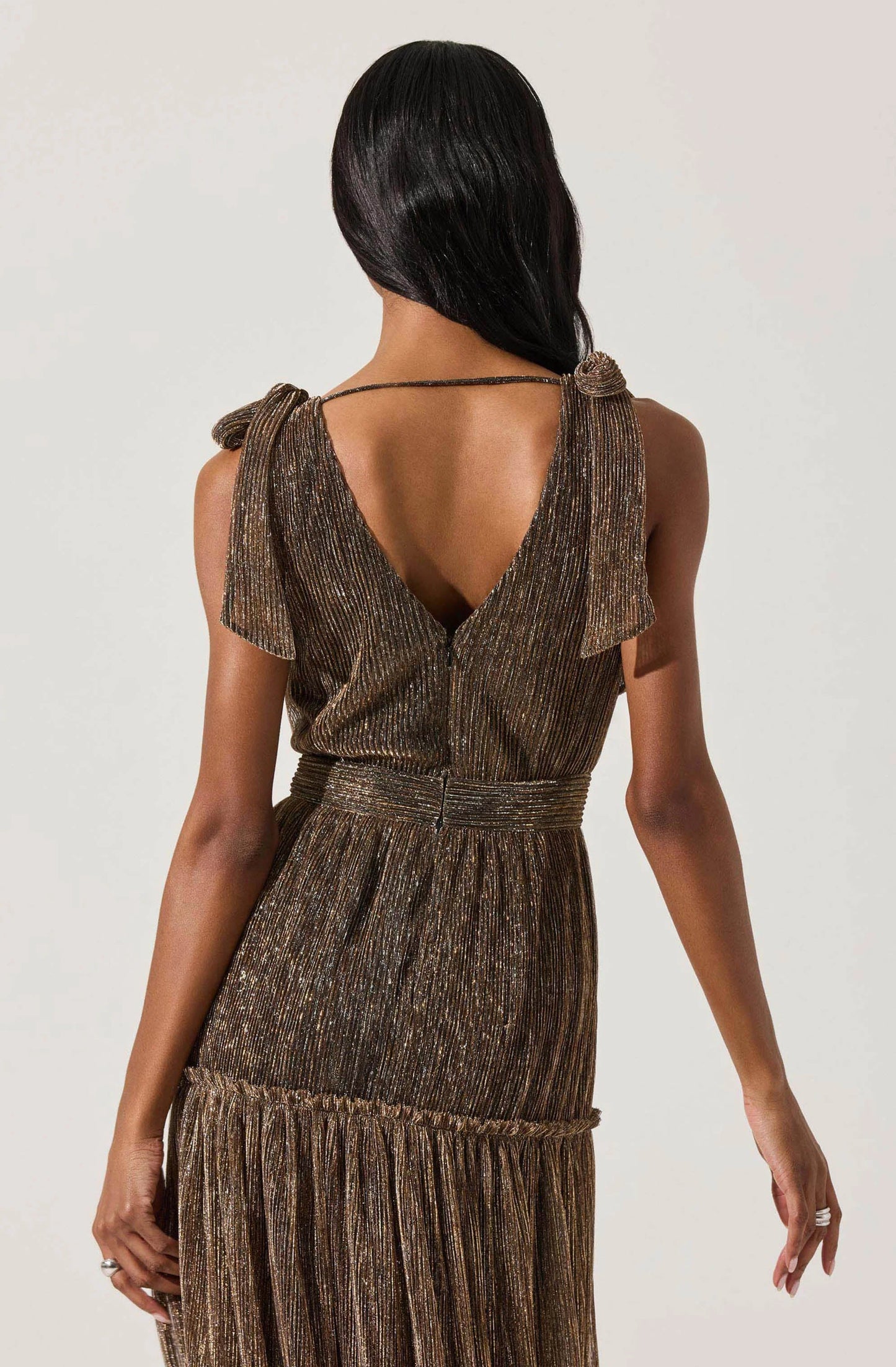 Desma Metallic Dress
