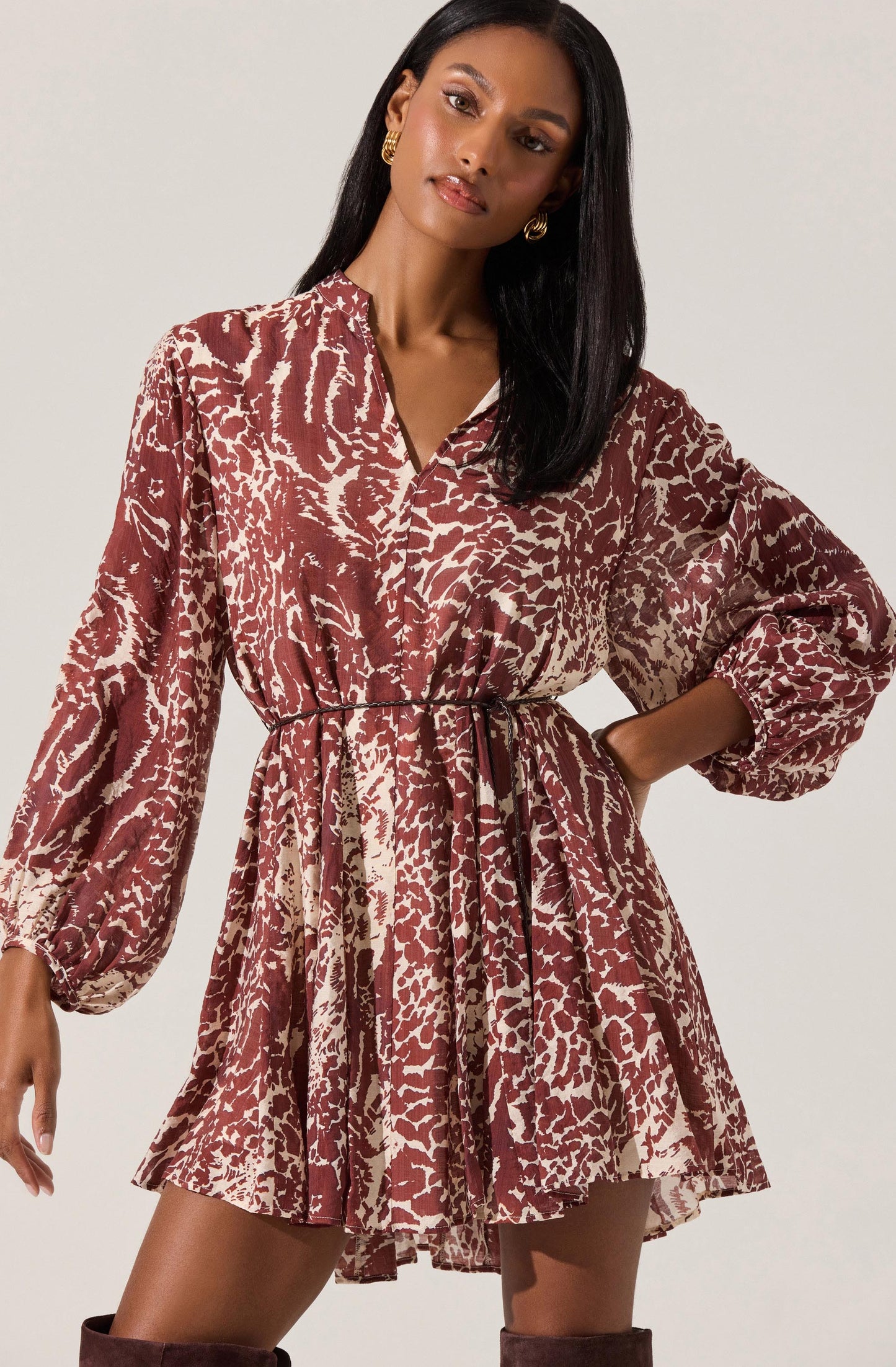 Marisela Printed Dress