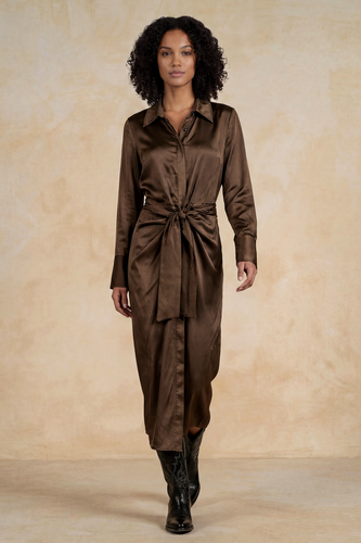 Alessia Satin Maxi