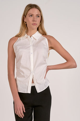 Amber Sleeveless Buttonup