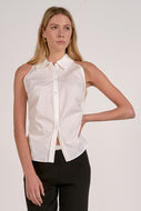 Amber Sleeveless Buttonup