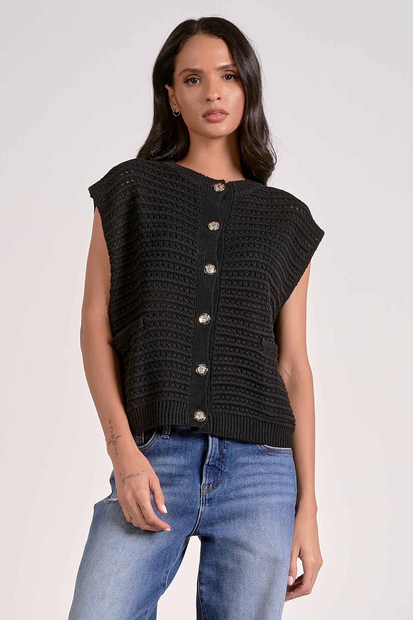Marleigh Sleeveless Cardi