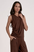 Cocoa Draped Tank