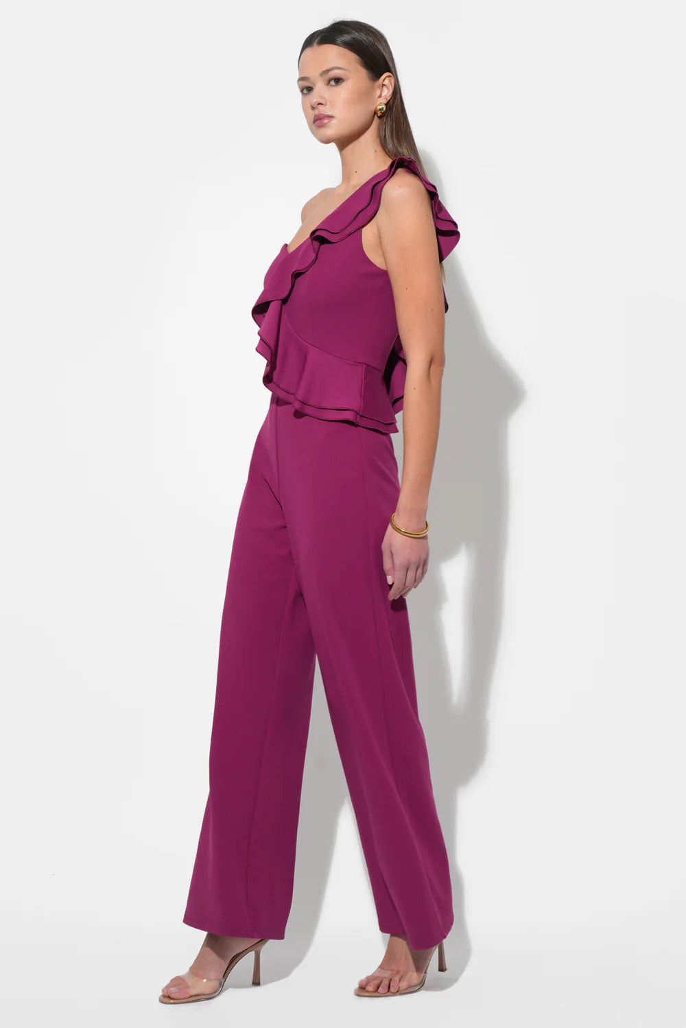 Deana One Shoulder Jumpsuit