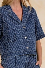 Diamond Denim Buttonup