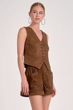 Elaine Suede Vest
