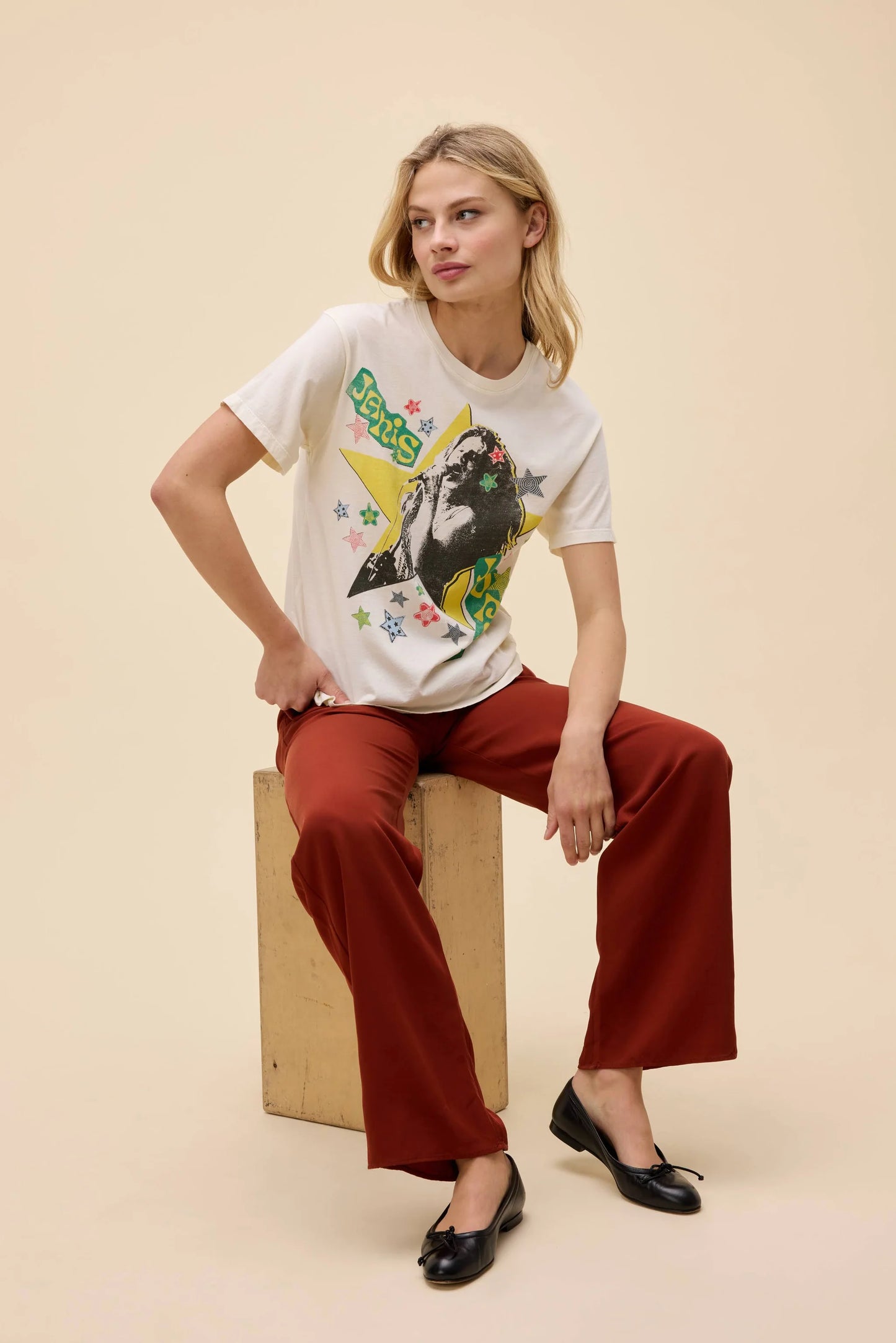 Janis Joplin Scrapbook Tee