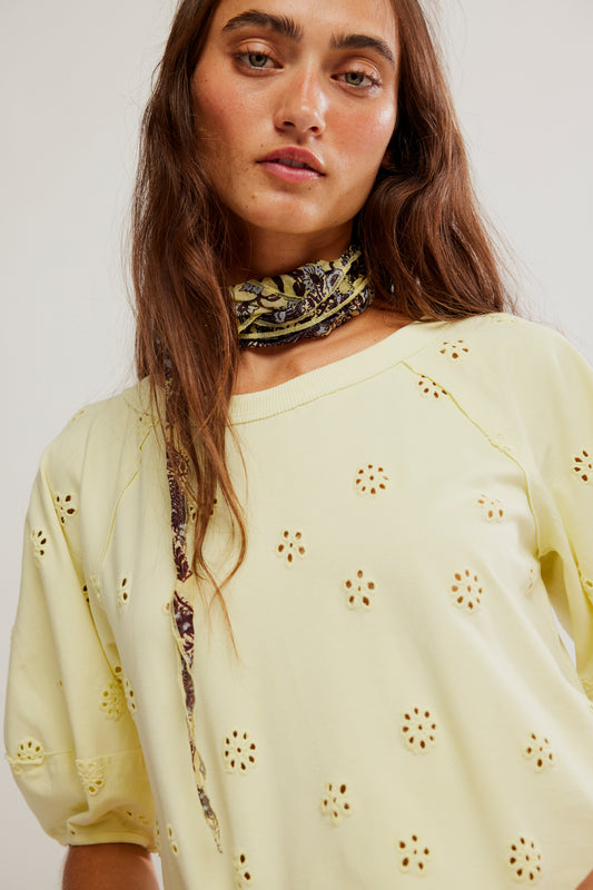 Jessie Eyelet Tee