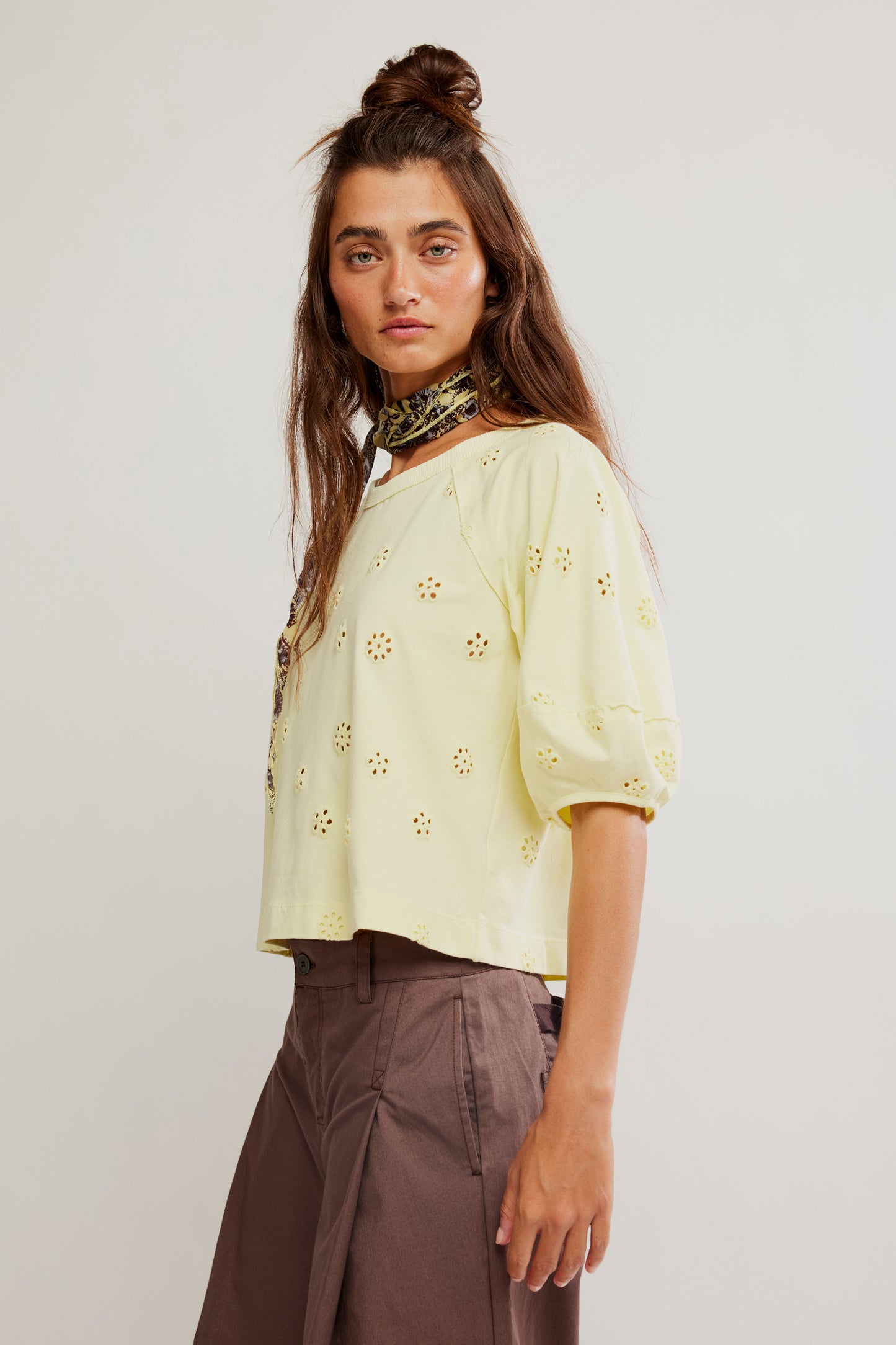 Jessie Eyelet Tee