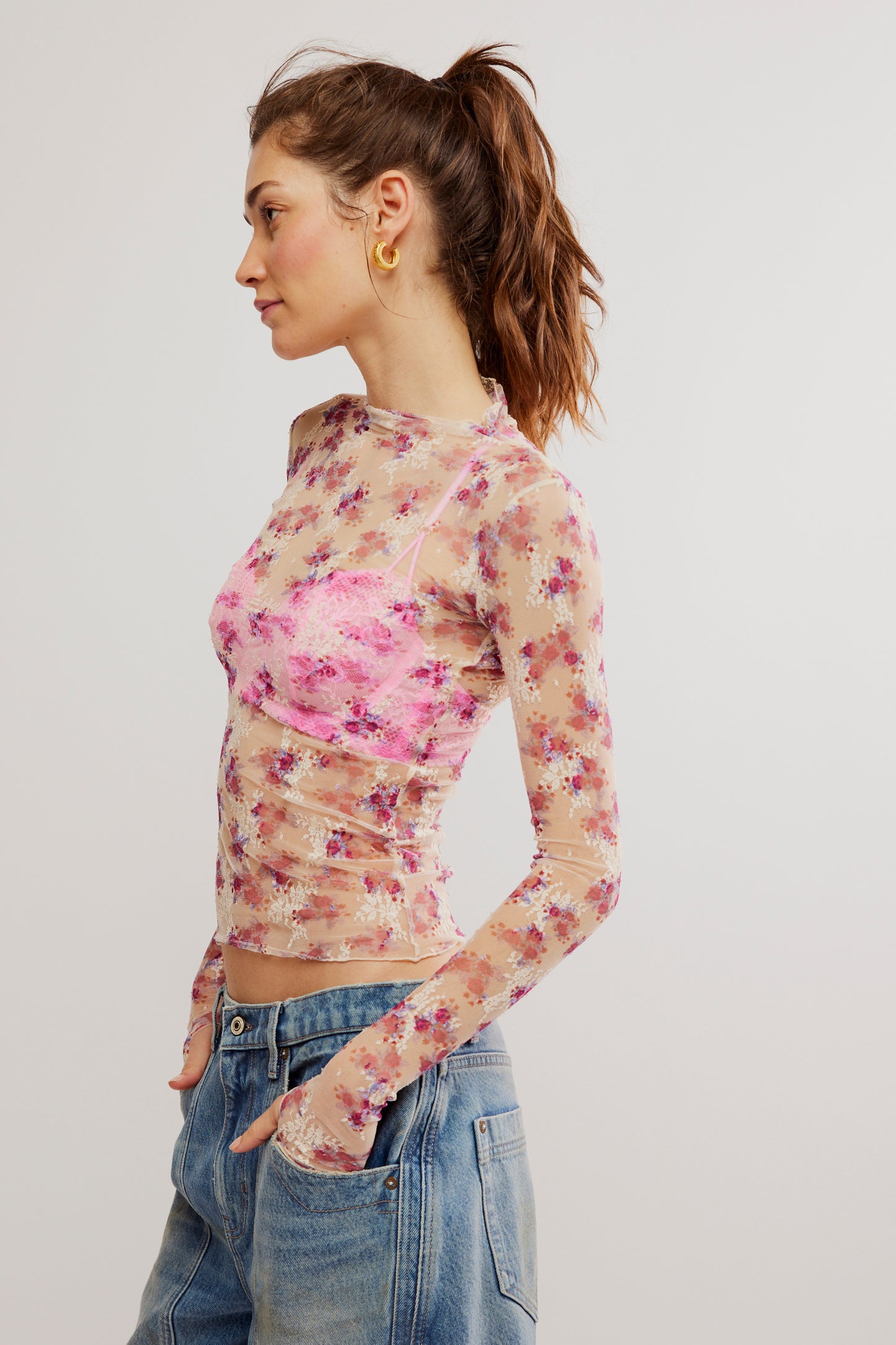 Printed Lady Lux Top