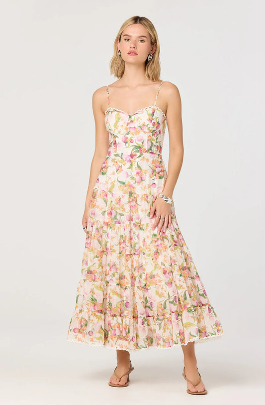 Lianna Floral Midi Dress
