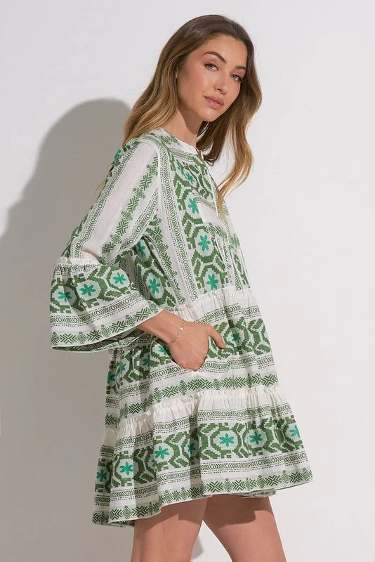 Margo Embroidered Dress