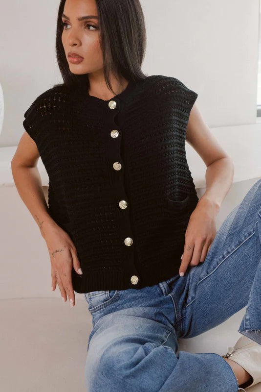 Marleigh Sleeveless Cardi