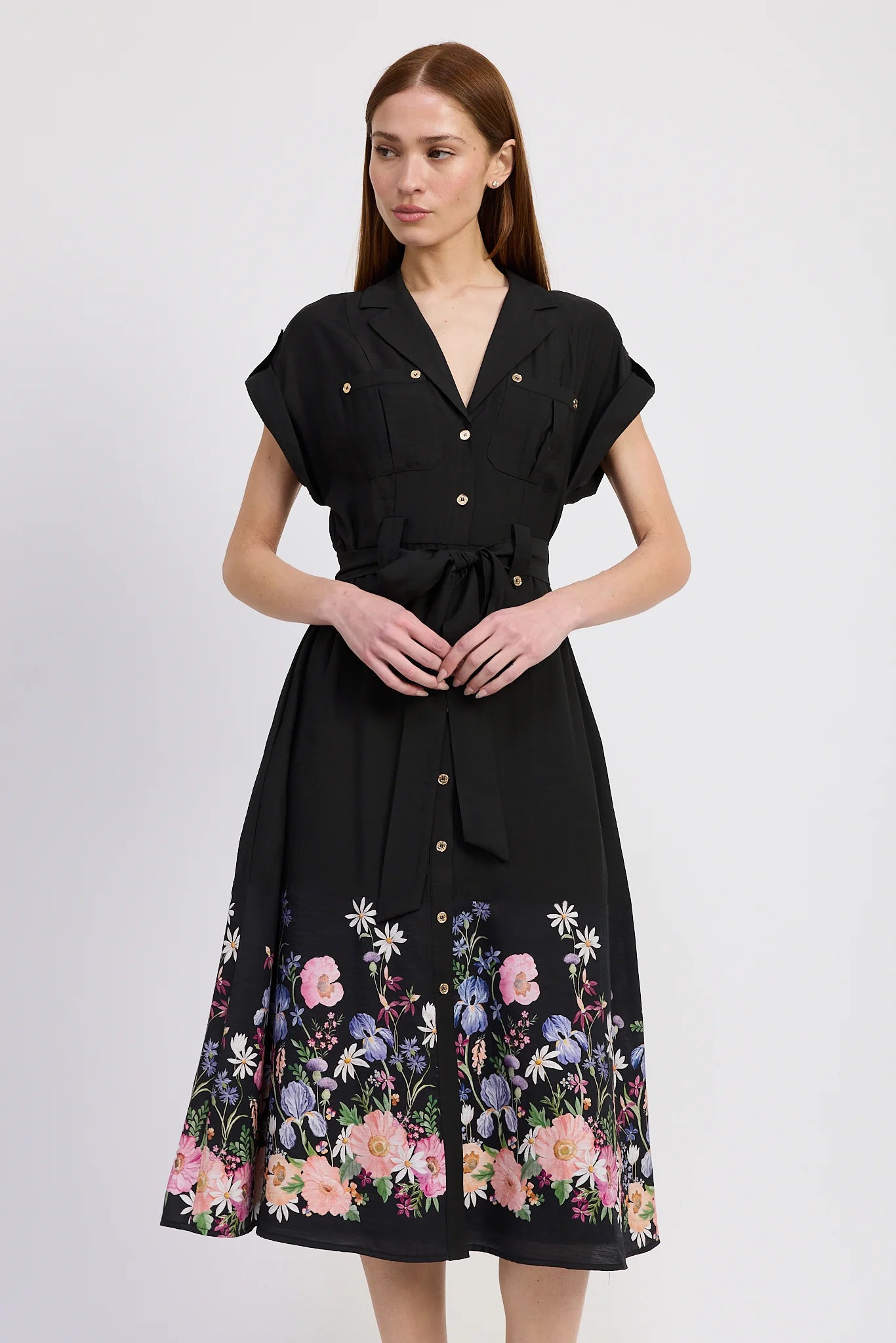 Nannette Midi Shirt Dress