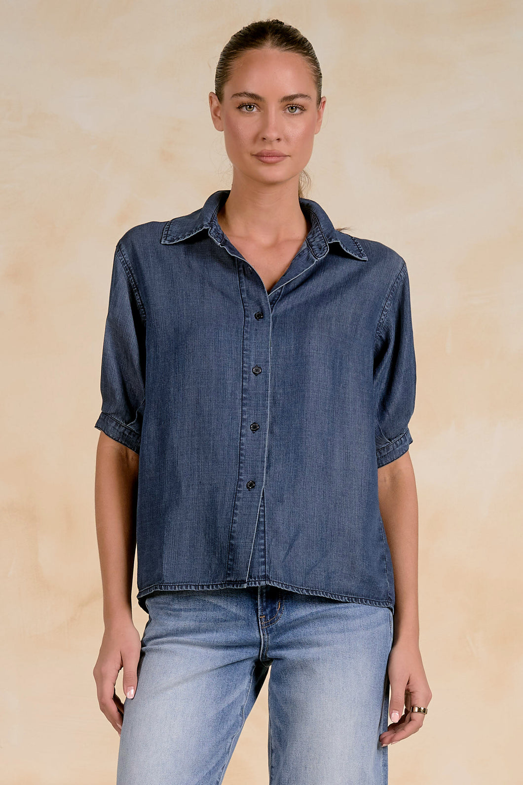 Simone Denim Blouse