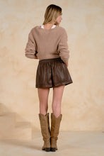 Whitney Leather Shorts
