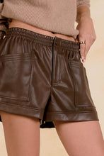 Whitney Leather Shorts